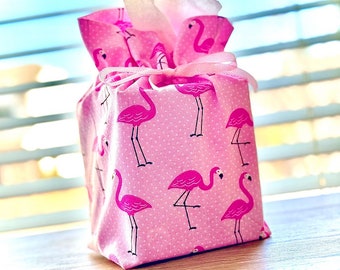 Pink Flamingo Tissue Box Holder