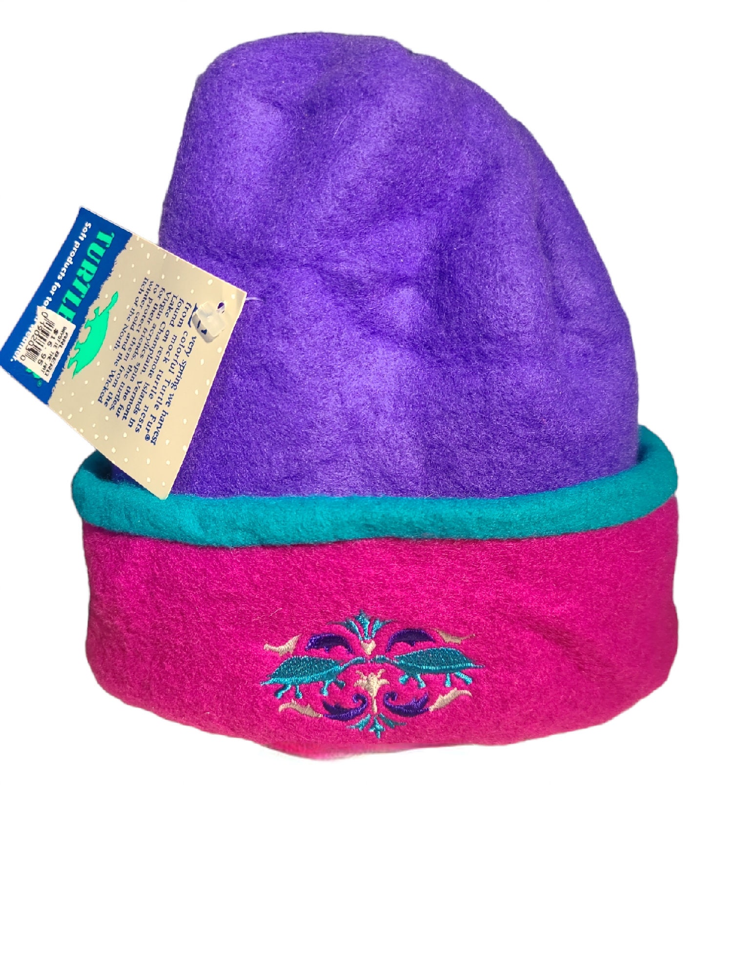 Vintage the turtle\'s top wool hat by Brystie Vintage 100% WOOL Red Knit SKI HEADBAND Ear Warmer BRYSTIE  main image 4