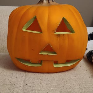 Vintage Pumpkin Blow Mold