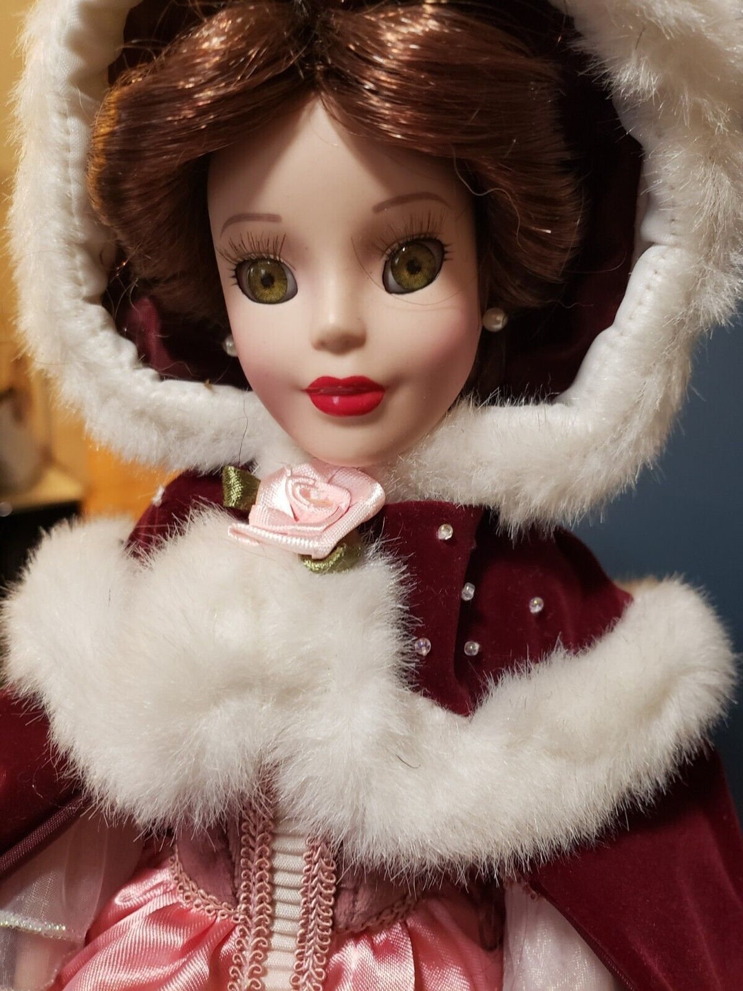 Avon Exclusive Disney Princess Belle Porcelain Keepsake Doll Etsy