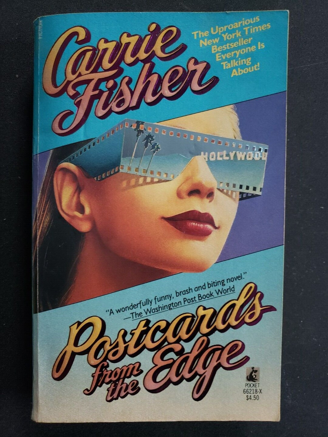 1988 Carrie Fisher Postcards From the Edge Pocket Fiction Vintage PB Etsy
