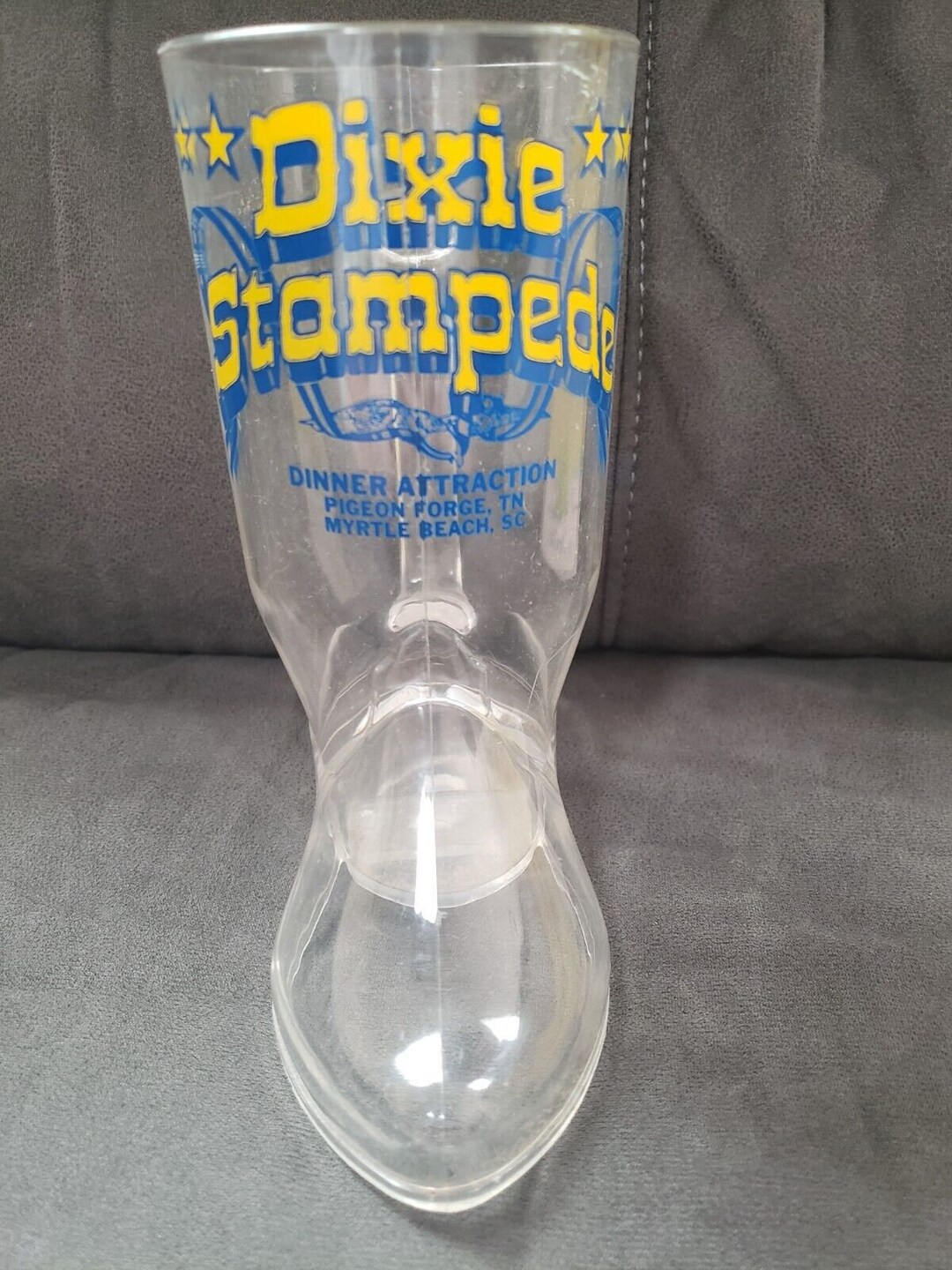 Dolly Parton's Dixie Stampede Show Boot Cup Pigeon TN Myrtle