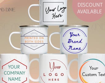 Custom Coffee Mugs Full Color Logo Photo Print Personalized Two-tone Coffee  Cups in 11oz and 15oz Sizes Bulk Wholesale Tradeshow Giveaways - Etsy
