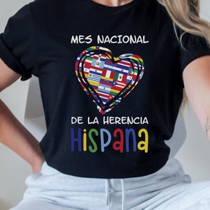 Unisex Hispanic Heritage Month T shirt, Spanish Latina Girl Gift, Teacher Hispanic Shirt, Latina Bilingual Teacher Tee, Mexican Latino Gift