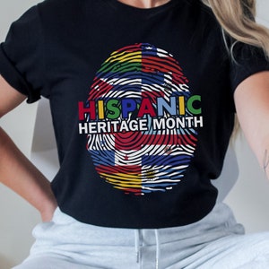 Unisex Hispanic Heritage Month T shirt, Spanish Latina Girl Gift, Teacher Hispanic Shirt, Latina Bilingual Teacher Tee, Mexican Latino Gift