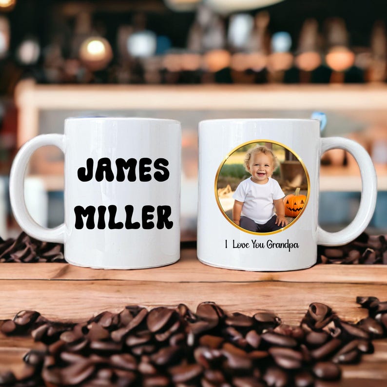 Custom Grandpa Mug, Personalized Abuelo Gift, Fathers Day Gift, Gift For Grandpa, Custom Mug For Grandpa, Fathers Day Mug, Gift For Mom image 2