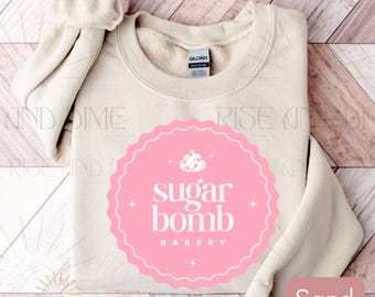 Business Logo Shirt, Custom Logo Sweatshirt, Small business sweatshirt, Business Logo Sweater, Custom School Logo Shirt,  Custom Brand Shirt
