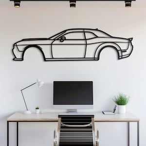 Metal Car Wall Art, Car Guy Gift, Car Sign, Automotive Wall Decor, Racing Car Art, Large Car Decor, Car Gift for Him