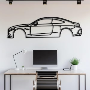 Decorazione murale in metallo per auto, regalo per lui, cartello per auto, decorazione murale per auto, arte per auto da corsa, decorazione per auto di grandi dimensioni, regalo per auto per lui