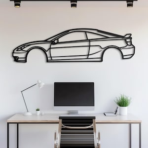 Metal Car Wall Art, Car Guy Gift, Car Sign, Automotive Wall Decor, Racing Car Art, Large Car Decor, Car Gift for Him