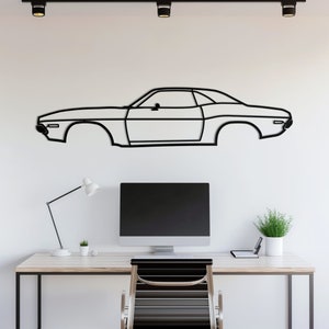 Metal Car Wall Art, Car Guy Gift, Car Sign, Automotive Wall Decor, Racing Car Art, Large Car Decor, Car Gift for Him, Garage Decor