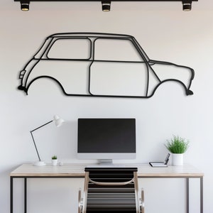 Metal Car Wall Art, Car Guy Gift, Car Sign, Automotive Wall Decor, Racing Car Art, Large Car Decor, Car Gift for Him, Garage Wall Decor