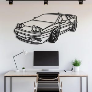 Metal Car Wall Art, Car Guy Gift, Car Sign, Automotive Wall Decor, Racing Car Art, Large Car Decor, Car Gift for Him