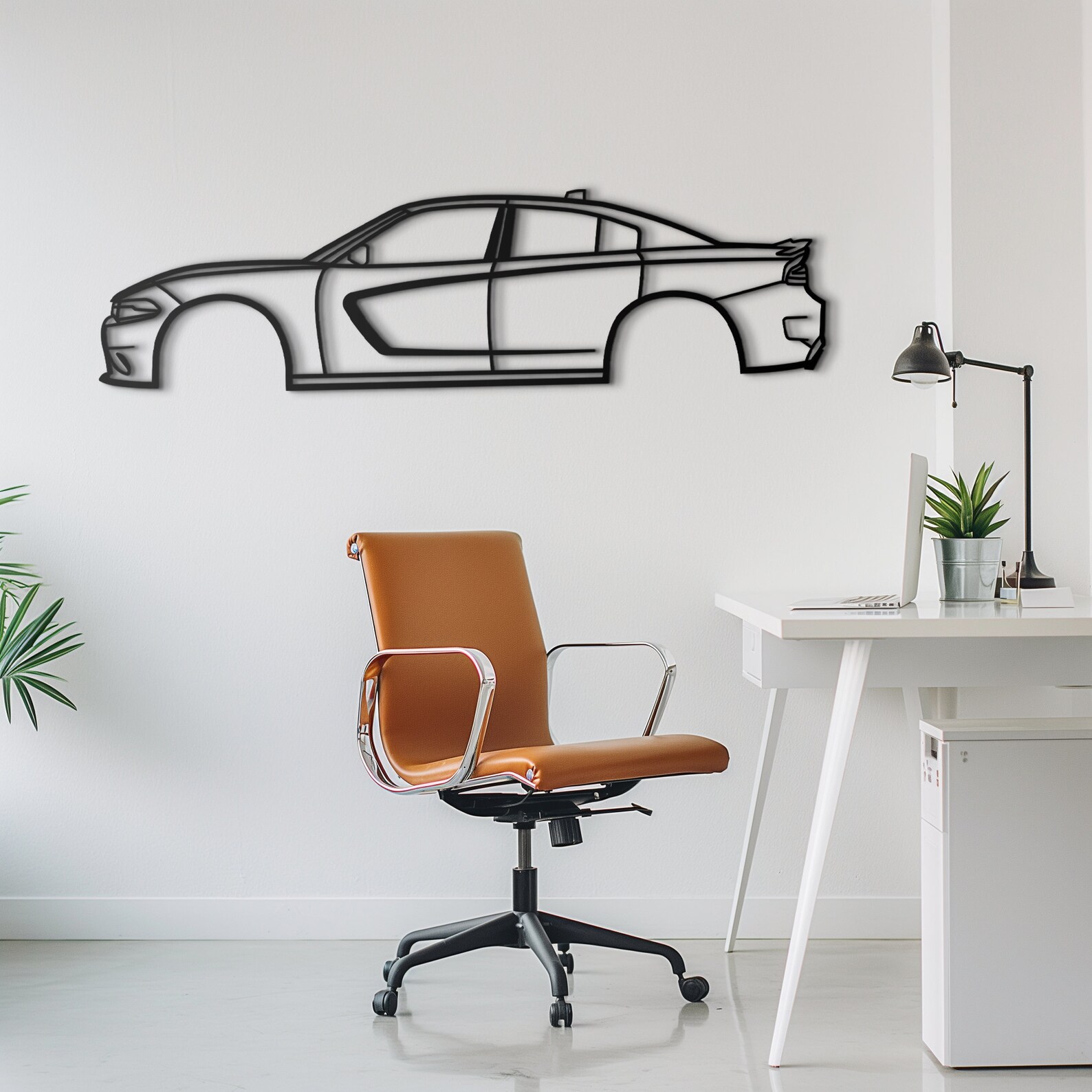 Metal Car Wall Art, Garage Decor, Car Enthusiast Gift, Metal Car Wall