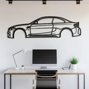 Metal Car Wall Art, Car Guy Gift, Car Sign, Automotive Wall Decor, Racing Car Art, Large Car Decor, Car Gift for Him, Gift for Husband