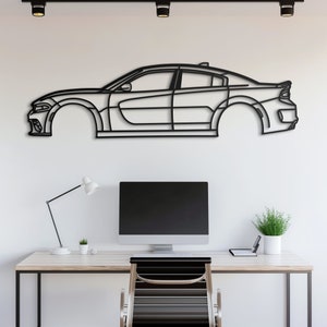 Metal Car Wall Art, Car Guy Gift, Car Sign, Automotive Wall Decor, Racing Car Art, Large Car Decor, Car Gift for Him, Garage Decors