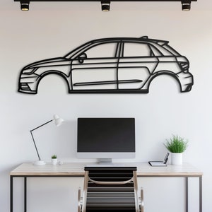 Metal Car Wall Art, Car Guy Gift, Car Sign, Automotive Wall Decor, Racing Car Art, Large Car Decor, Car Gift for Him, Garage Wall Art