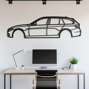Metal Car Wall Art, Car Guy Gift, Car Sign, Automotive Wall Decor, Racing Car Art, Large Car Decor, Car Gift for Him, Gift for Husband