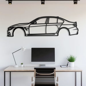 Metal Car Wall Art, Car Guy Gift, Car Sign, Automotive Wall Decor, Racing Car Art, Large Car Decor, Car Gift for Him, Garage Wall Art