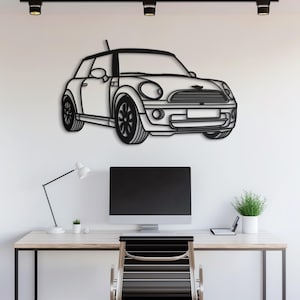 Metal Car Wall Art, Car Guy Gift, Car Sign, Automotive Wall Decor, Racing Car Art, Large Car Decor, Car Gift for Him