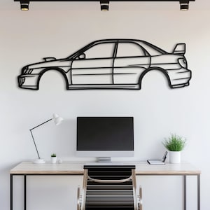 Metal Car Wall Art, Automotive Garage Decor, Car Enthusiast Gift