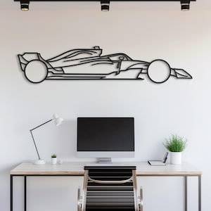 Metal Car Wall Art, Car Guy Gift, Car Sign, Automotive Wall Decor, Racing Car Art, Large Car Decor, Car Gift for Him