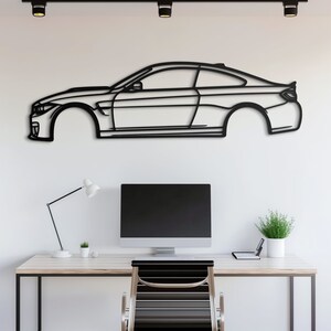 Metal Car Wall Art, Car Guy Gift, Car Sign, Automotive Wall Decor, Racing Car Art, Large Car Decor, Car Gift for Him, Gift for Husband