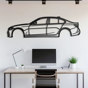 Metal Car Wall Art, Car Guy Gift, Car Sign, Automotive Wall Decor, Racing Car Art, Large Car Decor, Car Gift for Him, Gift for Husband