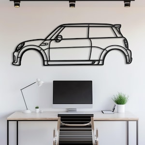Metal Car Wall Art, Car Guy Gift, Car Sign, Automotive Wall Decor, Racing Car Art, Large Car Decor, Car Gift for Him