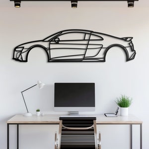Metal Car Wall Art, Car Guy Gift, Car Sign, Automotive Wall Decor, Racing Car Art, Large Car Decor, Car Gift for Him, Gift for Dad