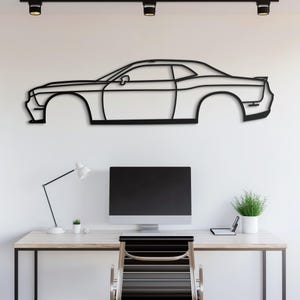 Metal Car Wall Art, Car Guy Gift, Car Sign, Automotive Wall Decor, Racing Car Art, Large Car Decor, Car Gift for Him