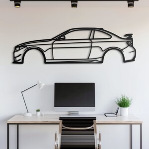 Metal Car Wall Art, Car Guy Gift, Car Sign, Automotive Wall Decor, Racing Car Art, Large Car Decor, Car Gift for Him, Gift for Dad