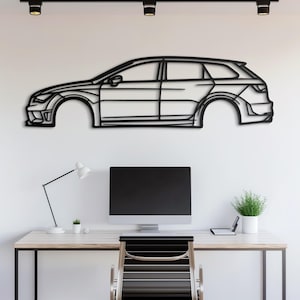 Metal Car Wall Art, Car Guy Gift, Car Sign, Automotive Wall Decor, Racing Car Art, Large Car Decor, Car Gift for Him