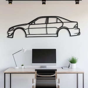 Metal Car Wall Art, Car Guy Gift, Car Sign, Automotive Wall Decor, Racing Car Art, Large Car Decor, Car Gift for Him