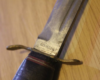 Cuchillo Solingen hoja ----gran regalo para un coleccionista.