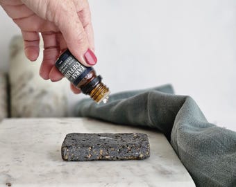 Reusable Volcanic Stone Shower Steamer: Lavender Essential Oil Diffuser | Aromatherapy Gift