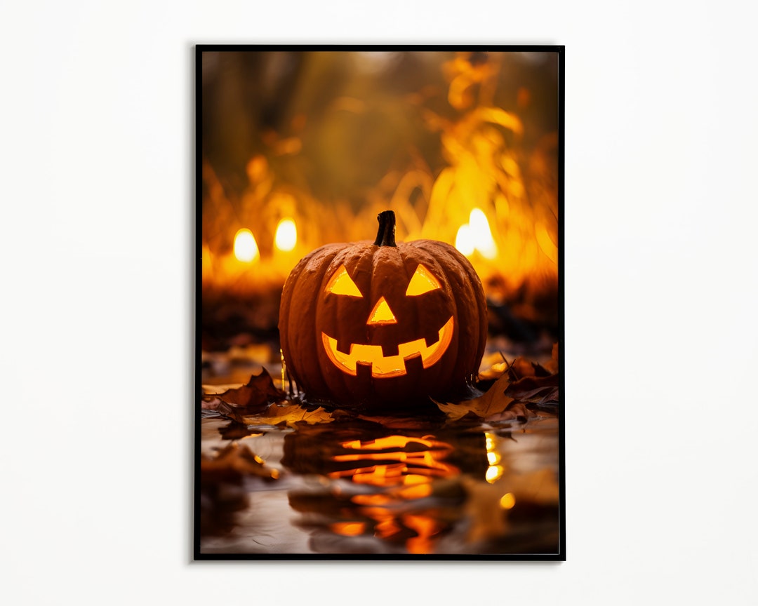 Halloween Printable Poster | Digital Download | Spooky Pumpkin | All ...