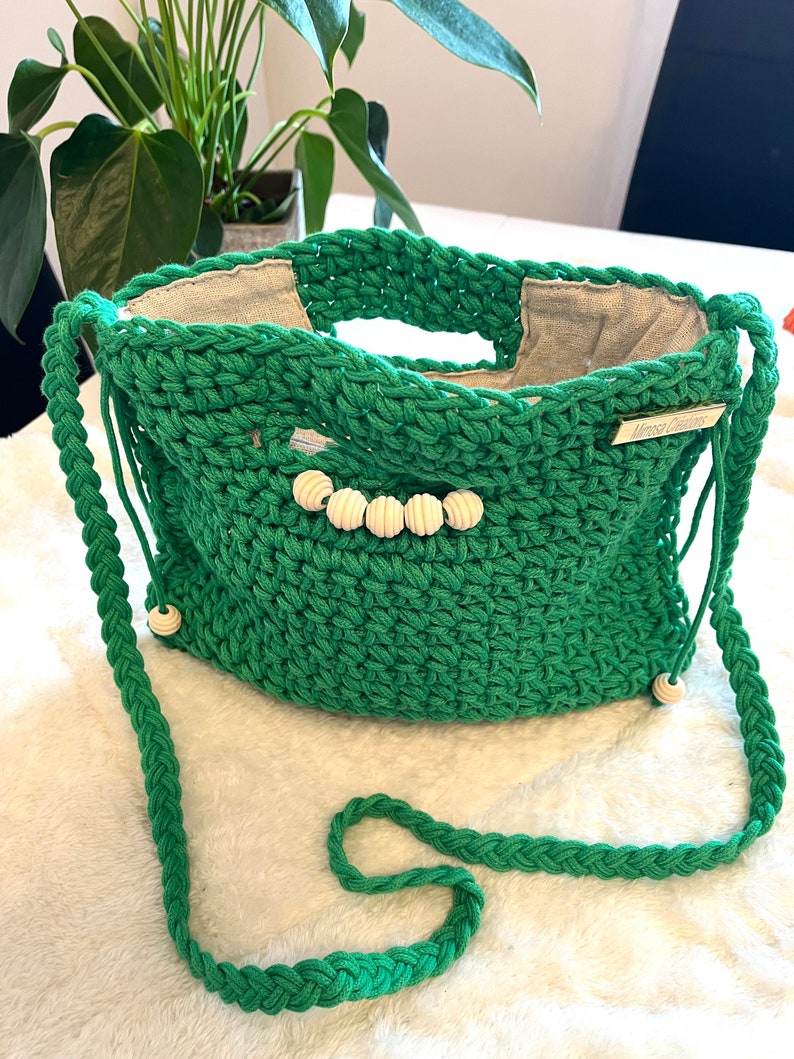 Sac fourre tout au crochet fait main image 1