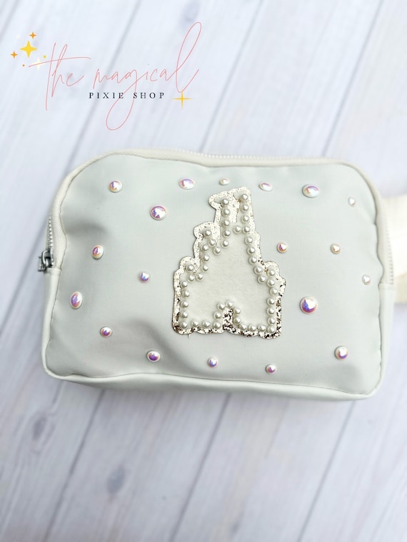 Ivory Castle Crossbody Bag: Pearl Theme Park Fanny Pack