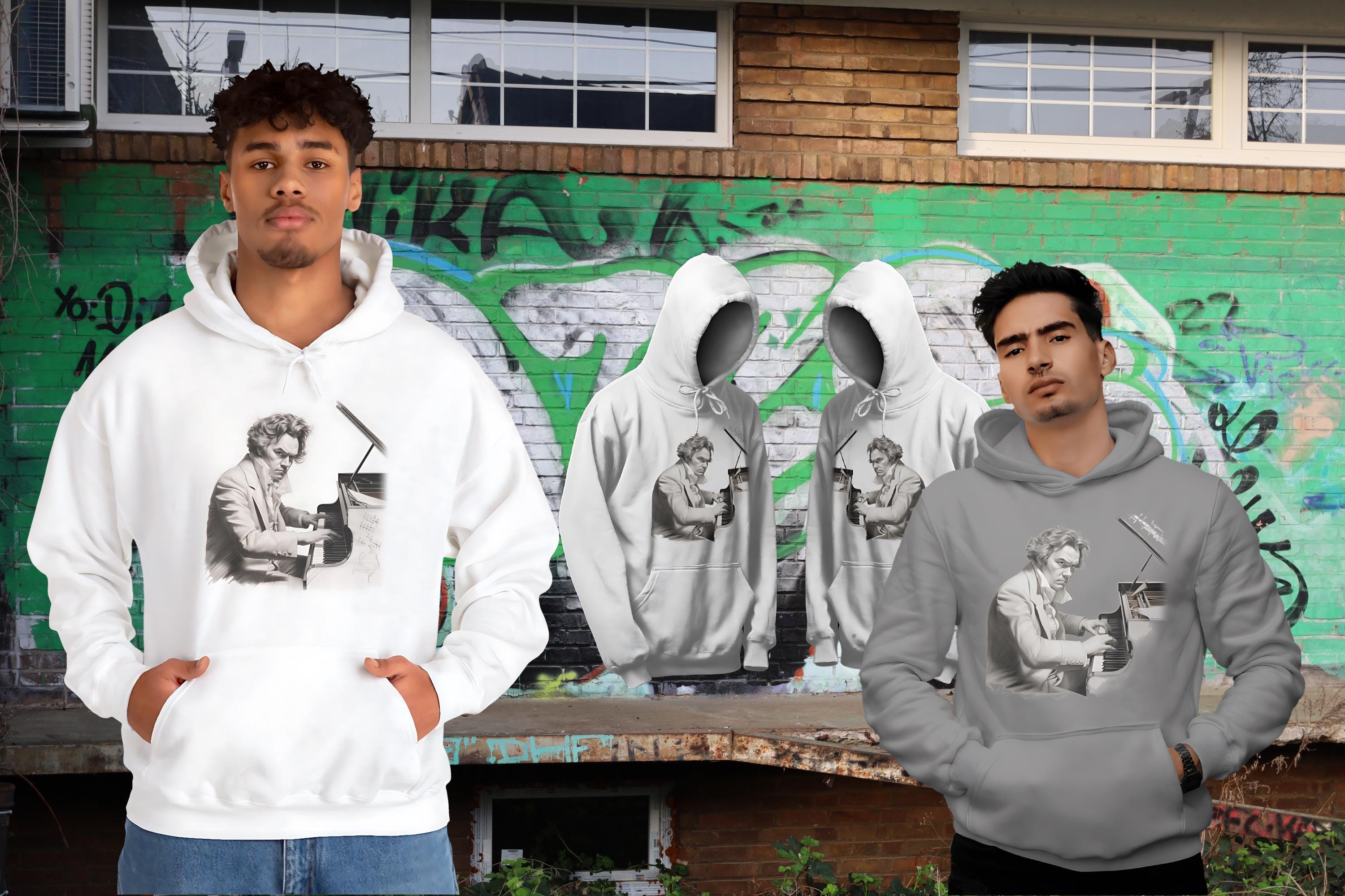 special!】【60s】Three B's Beethoven sweat Beethoven Sweatshirt - Etsy