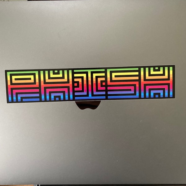 Phish Sticker or Magnet - You'll Never Get Out Of This Maze (7.5" x 1.5")