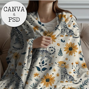 blanket mockup