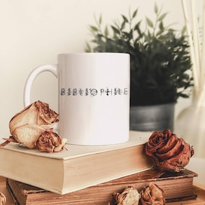 Bibliophile Keramikbecher für Kaffeeliebhaber, individuelles Geschenk, lustiger Bürobecher, Dekoration, einzigartiges Geburtstagsgeschenk, Teetassen