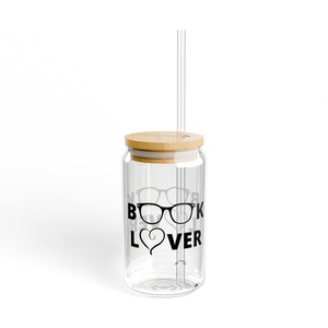 BOOK LOVER Sipper Glass, 16oz