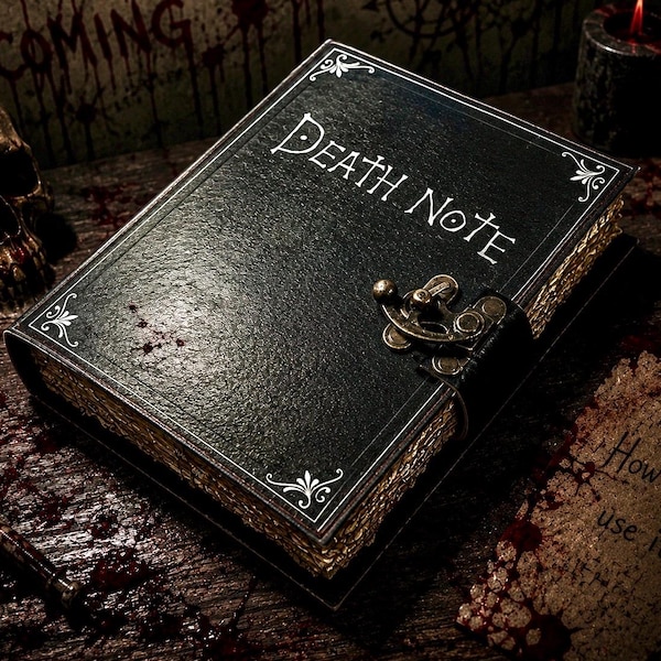 Ath Note Death Note Notebook - Etsy