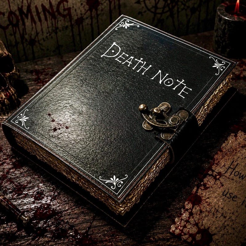 Death Note Notebooks - Etsy