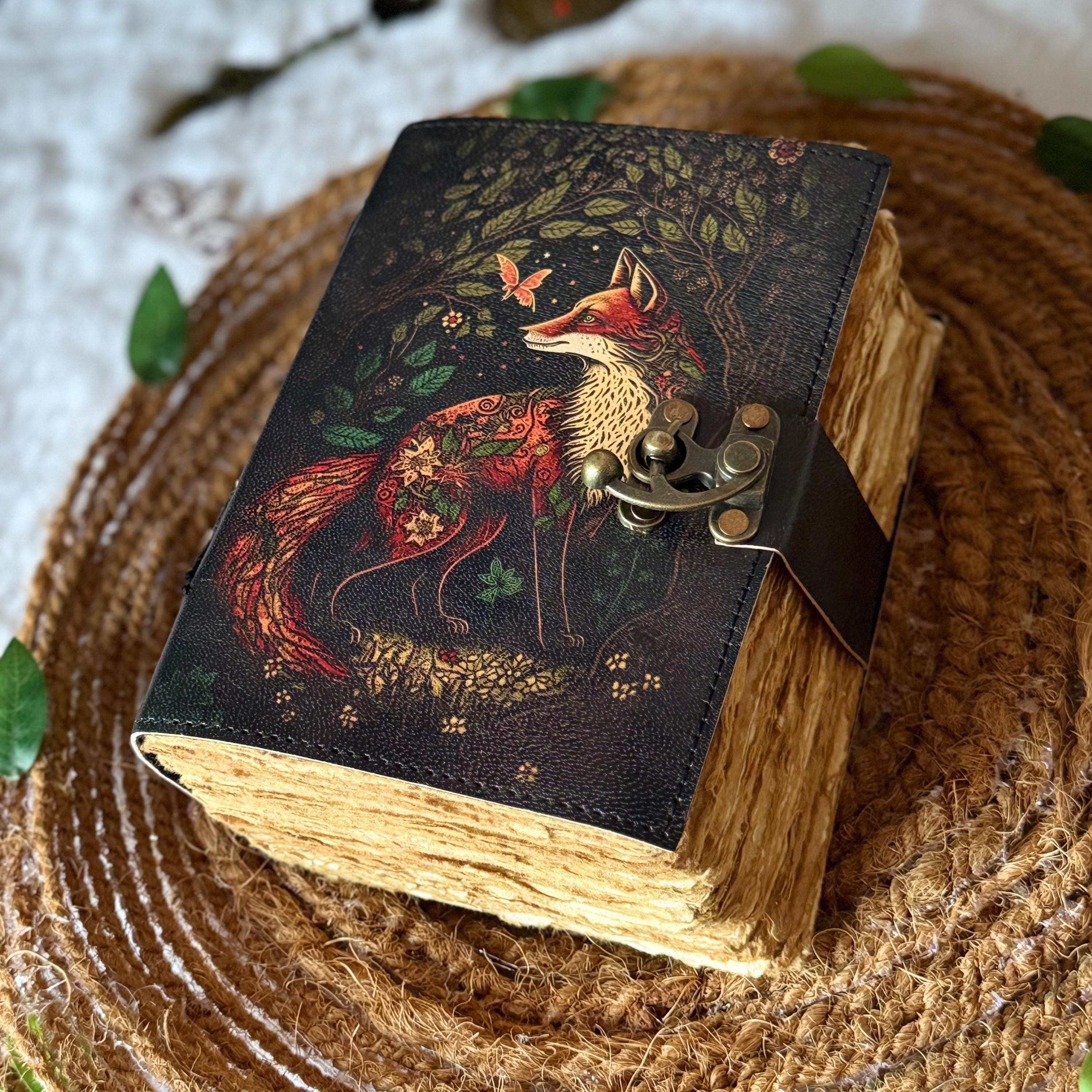 45rpm 手帖　14冊　おまけ付 400 Pages - Fox Leather Journal Rustic Vintage Leather
