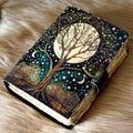 Tree of Life Leather Journal Handmade 400 Pages Grimoire Book of Shadows Witchcraft Diary Pagan Wiccan Notebook Vintage Writing Journal Gift product logo