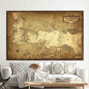 Riesige Leinwand, personalisierte Geschenke, Hochzeitsdekorkunst, Karte Wanddekor, Vintage Karte Leinwandgeschenk, Wanddekor Karte Leinwand, trendige Wandkunst,