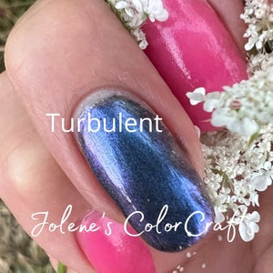 Nail Polish, Indie Nail Polish, Finger nail Polish, Chameleon, Blue, Purple, Green, Vegan